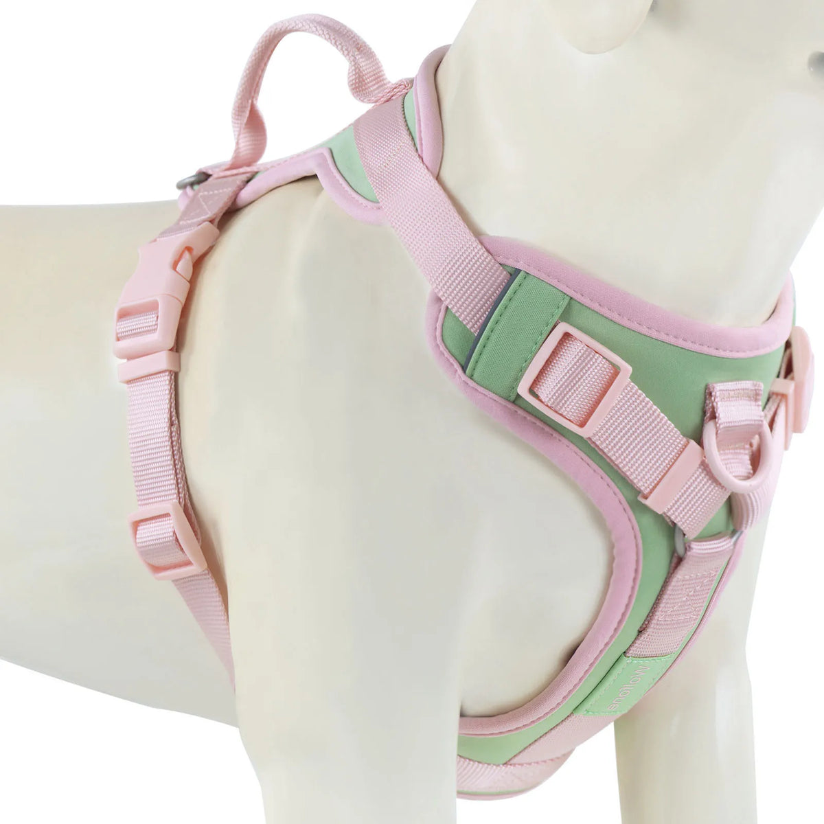 Adjustable Chest Strap Dog Harness No Pull Padded Reflective Breathable Vest