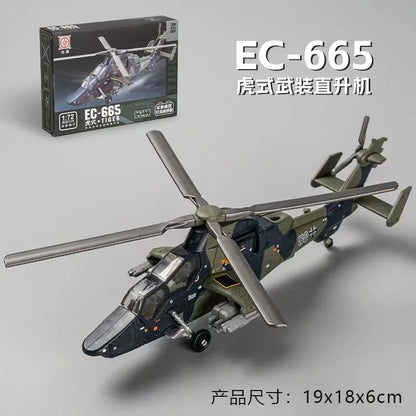 Military Building Blocks Fighter Aircraft A-10 F14 Model Toy for Boys