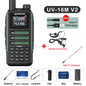 Baofeng UV16M Two Way Radio Walkie Talkie Long Range UHF VHF AM FM