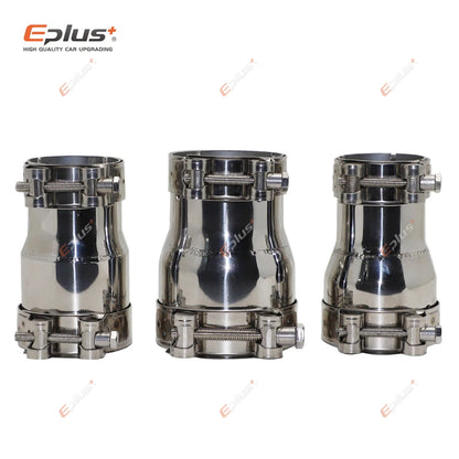 Stainless Steel Reducer Adapter | 39mm–54mm Exhaust Muffler for Car/Motorcycle