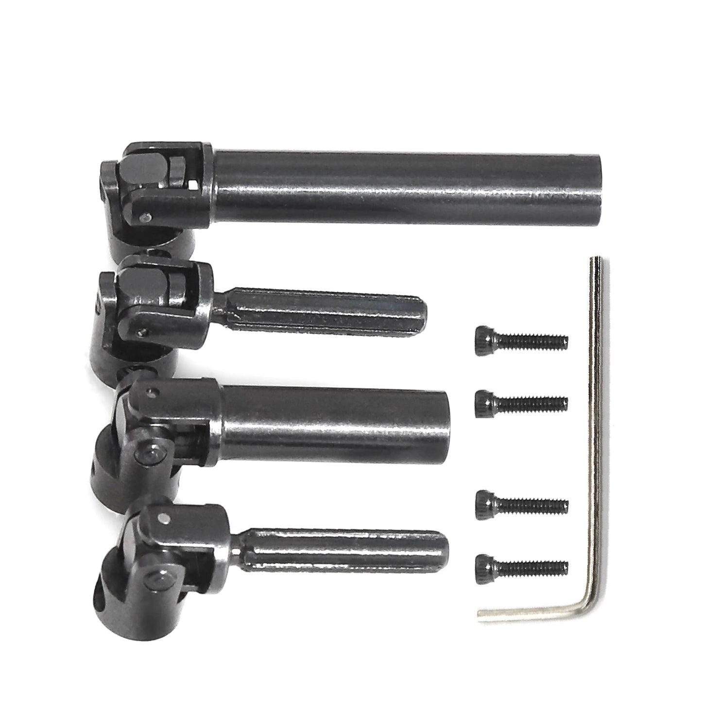 RED SPIDER 2pcs Steel Drive Shafts for Axial SCX24 Chevy Wrangler Bronco