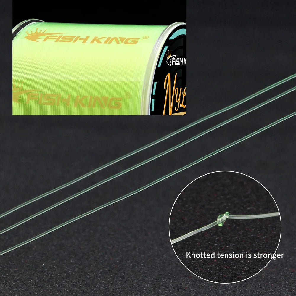 Monofilament Fishing Line 300M 0.50MM Nylon Carp Leaders Coated Wire
