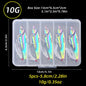 5Pcs Metal Vib Blade Fishing Lures Sinking Spinner Baits for Pike Bass Perch