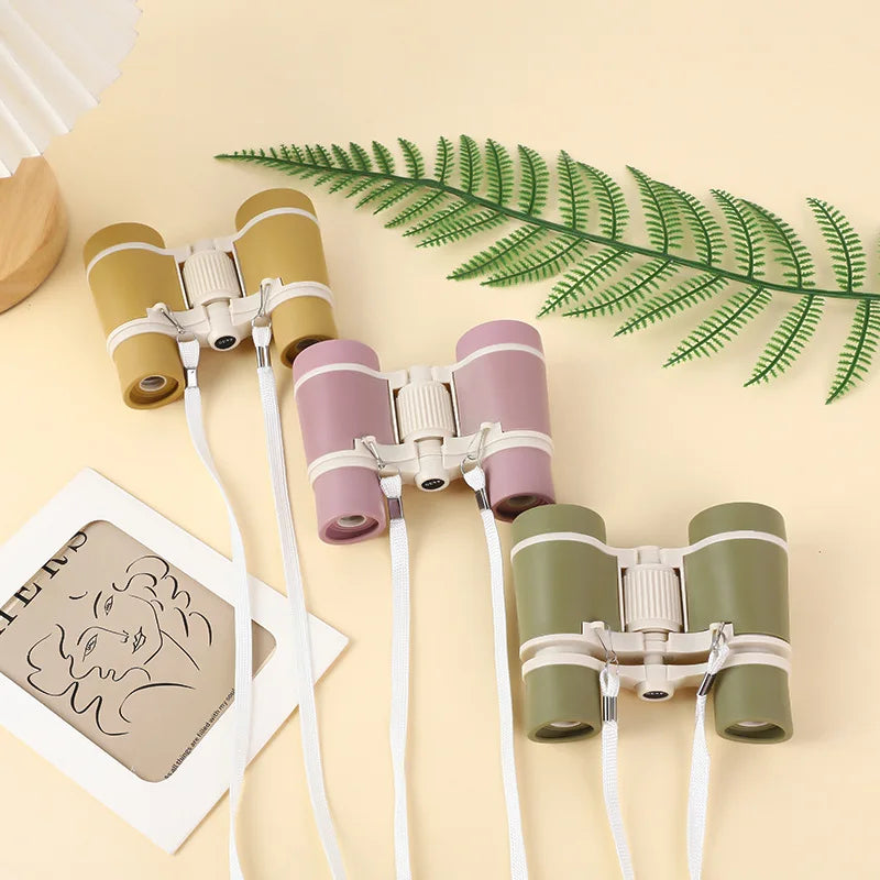 Kids Jungle Binoculars Magnifying Glass Toy Shockproof Hiking Outdoor Play