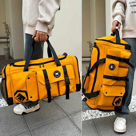 Large Travel Gym Backpack w/ Wet Dry Separation & Shoe Compartment Bag