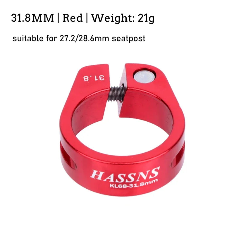 Seatpost Clamp HASSNS 31.8/34.9mm for 27.2/28.6/31.6mm MTB Dropper Post