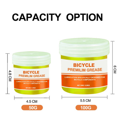 50g Bicycle Bearing Grease Lubricant for Shimano Hub Green Effect Oil
