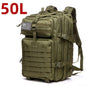 25L/50L Fishing Hunting Bag Waterproof Nylon Backpack Outdoor Rucksack