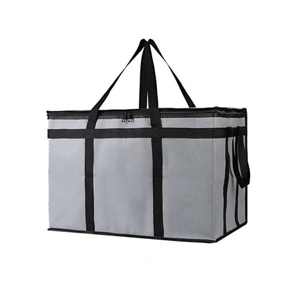 Pizza Delivery Bag Insulated Waterproof Large Capacity Portable Easy Clean