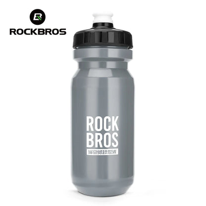 ROCKBROS Bicycle Water Bottle 600ml PP Sports Cycling Squeeze Cup Outdoor Hiking