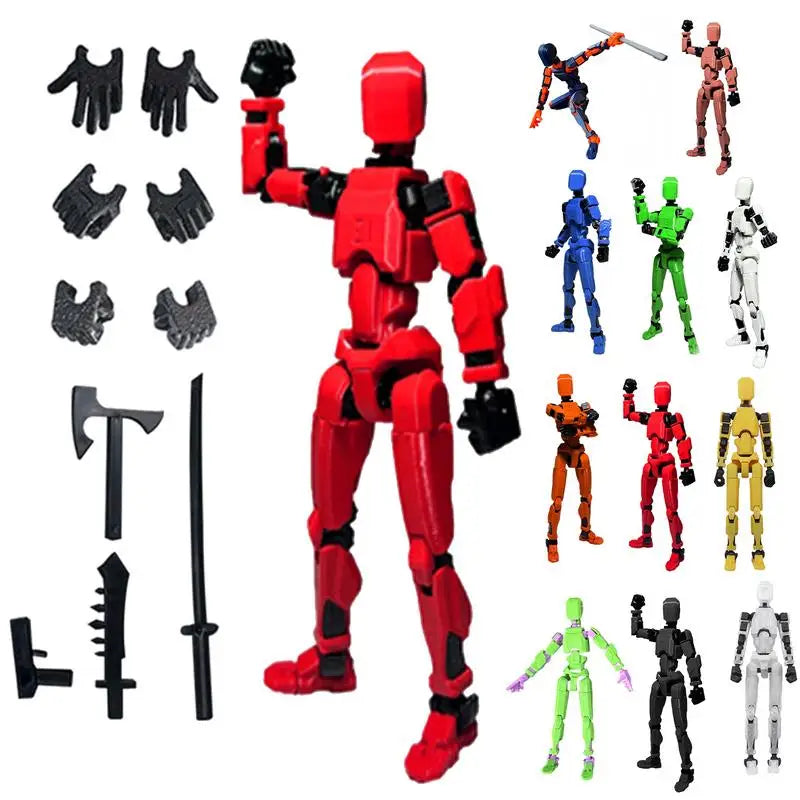 Action Doll Titan T13 Mobile Transformation Robot Toy for Kids