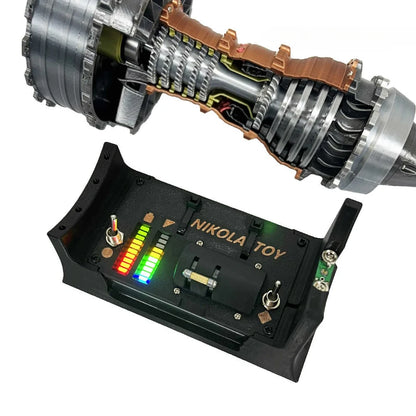 TR900 Super Turbofan Engine Model Brushless Motor Function Fan Electric Buffer 3D Printing Process Boutique Toy Collection-EXPROTAS