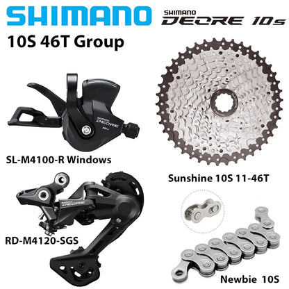 Shimano Deore M4100 1x10 Speed Groupset RD-M4120 Shifter Cassette Chain - EXPROTAS