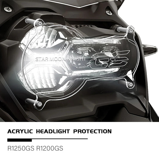 Acrylic Headlight Protector Guard Cover for BMW R1200GS R1250GS Adventure LC