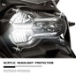 Acrylic Headlight Protector Guard Cover for BMW R1200GS R1250GS Adventure LC