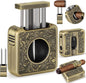 Cigar Punch Holder Cutter 4 in 1 Stainless Steel Portable Tool for 60 Ring Gauge