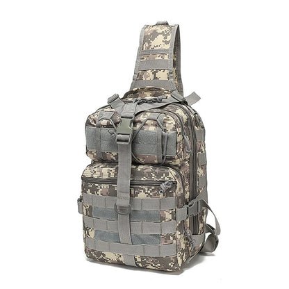 Shoulder Crossbody Bag Large Capacity with Zipper Compartments MOLLE System