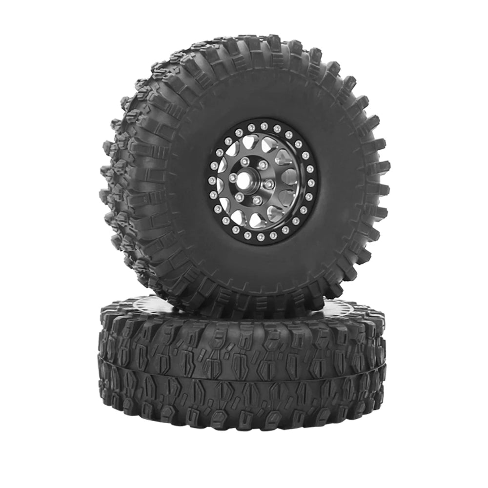 Beadlock Wheel 1.9 Metal Rim for 1/10 RC Crawler Axial SCX10 TRX-4 Redcat