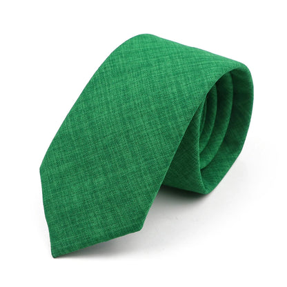 Men Tie Solid Slim Skinny Plain Wedding Party Ties Sage Green Pink Orange