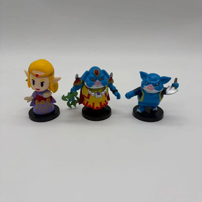 6pcs Zelda Link PVC Figure Set 7cm Cute Collectible Models