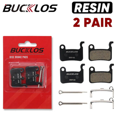 Resin Disc Brake Pads BUCKLOS for Shimano A01S M07 M535 MTB Road Bike