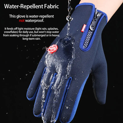 Winter Warm Gloves Waterproof Thermal Windproof Touch Screen Men Women