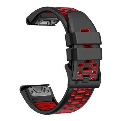 22/26mm Fit Silicone Strap for Garmin Fenix 8 7 6 5 Pro Watch Band