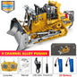 4WD RC Remote Control Excavator Truck Crawler Bulldozer Toy Vehicle