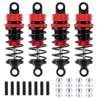 4PCS RC Shock Absorber Alloy Oil Dampers for Tamiya TT02 1/10 Car Parts