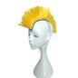 Helmet Mohawk Hair Patches Skinhead Adhesive Wig for Motorcycle Costume