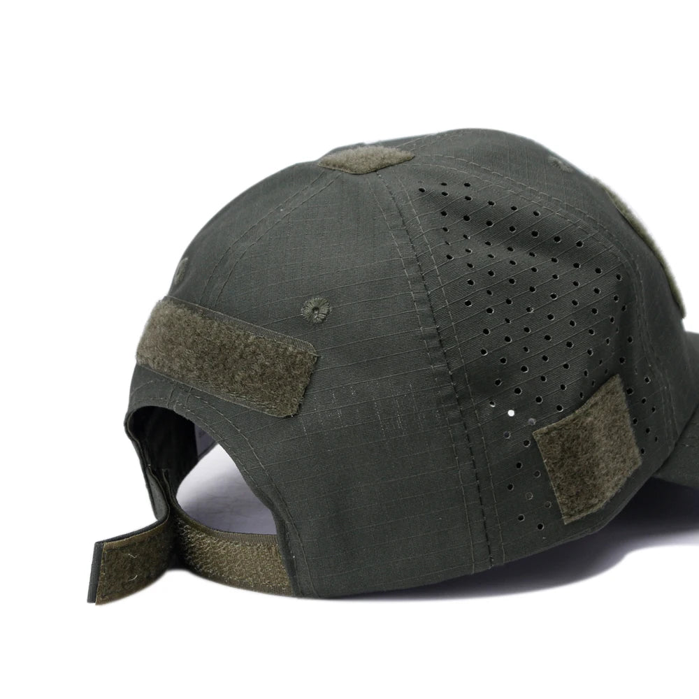 2Pcs Camouflage Baseball Cap Breathable Sun Hat Outdoor Hunting Fishing