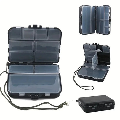 Fishing Lure Tackle Box Double Sided Hook Bait Storage Organizer Case