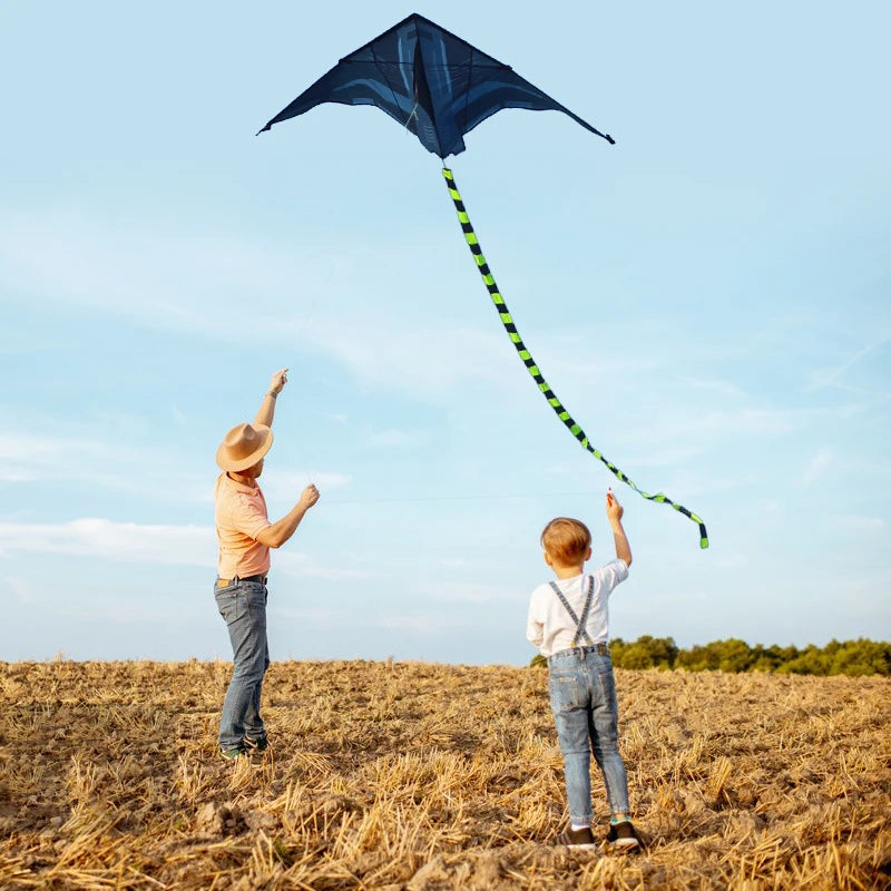 2m Delta Kite for Outdoor Beach Camping Easy Flyer for Adults and Kids