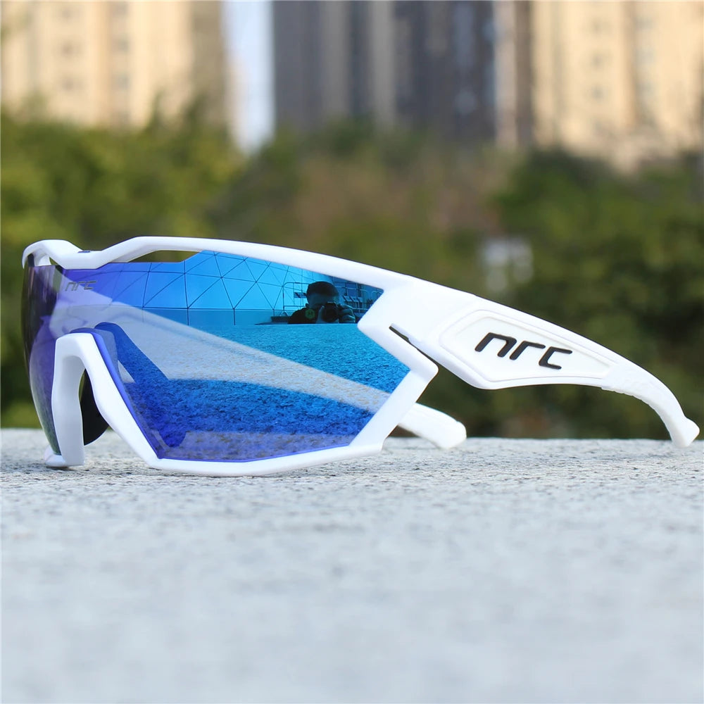 NRC X2 Pride 3 Lens Cycling Glasses MTB Road Bike Sports Sunglasses Men Women