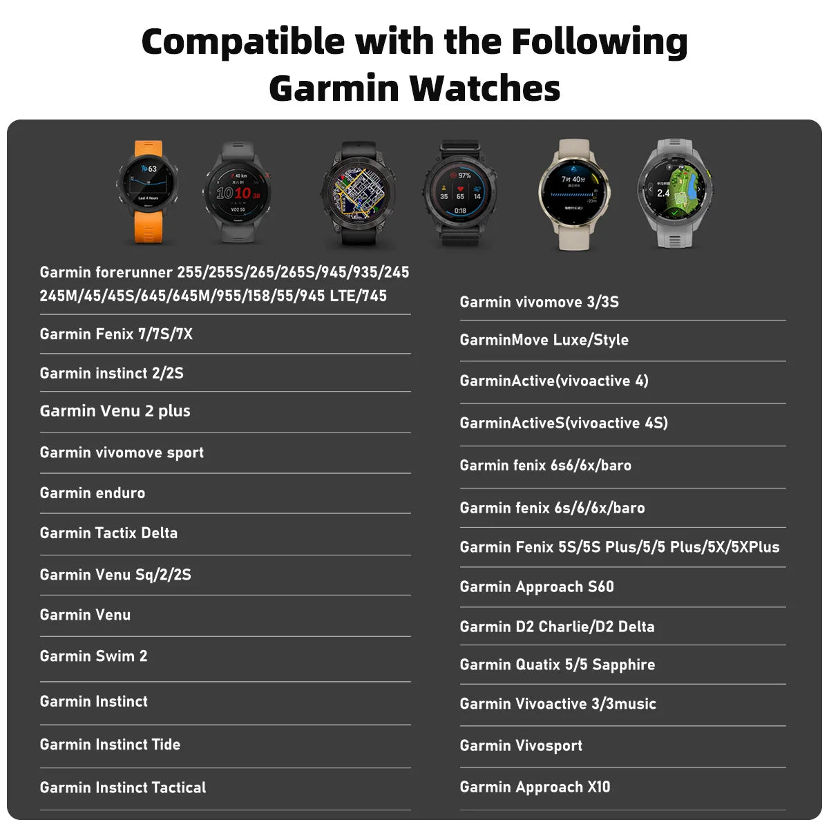 Watch Charger Cable for Garmin Fenix 7/7S/7X/6/6S USB Type C Adapter