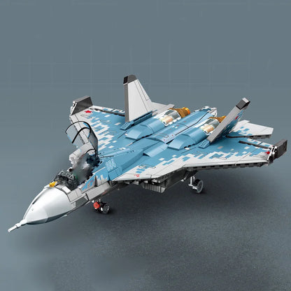 SEMBO Stealth Fighter Jet Building Blocks Military Aircraft Model Bricks Toy Gift