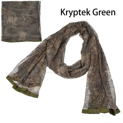Veil Camo Mesh Scarf for Outdoor Camping Hiking Hunting Activities