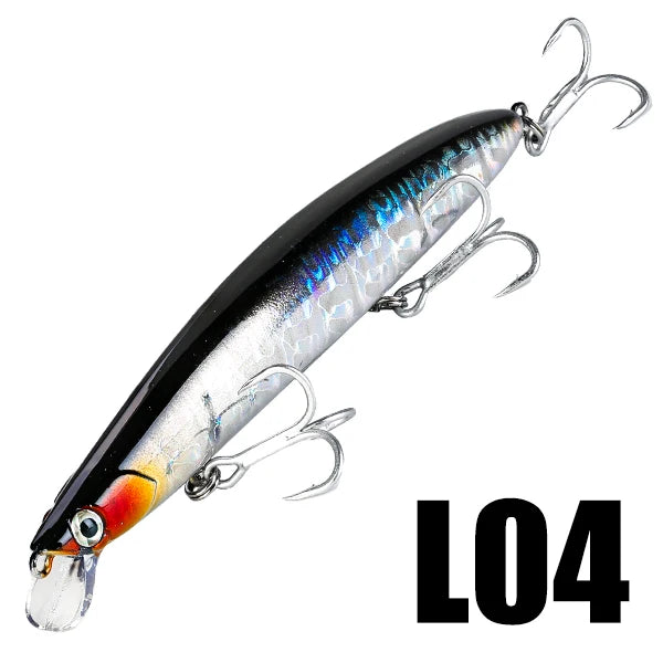 SeaKnight SK008 20g 125mm Sinking Minnow Lure, 0.3-0.9M Depth Hard Bait Long Cast Carp Tackle