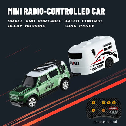 Mini Alloy 1/64 Remote Control Car 60 Minutes Kids Toy Convenient Carry