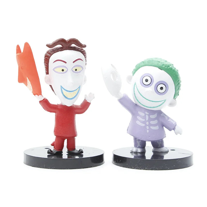 10pcs Nightmare Before Christmas Sally Jack Skellington PVC Vinyl Figure Set