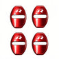 4Pcs Car Door Lock Cover Protective Buckle Sticker for VW Golf MK6