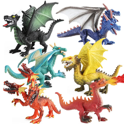 Oenux Fantasy Creature PVC Figure Dragon Phoenix Dinosaur Animal Model - EXPROTAS