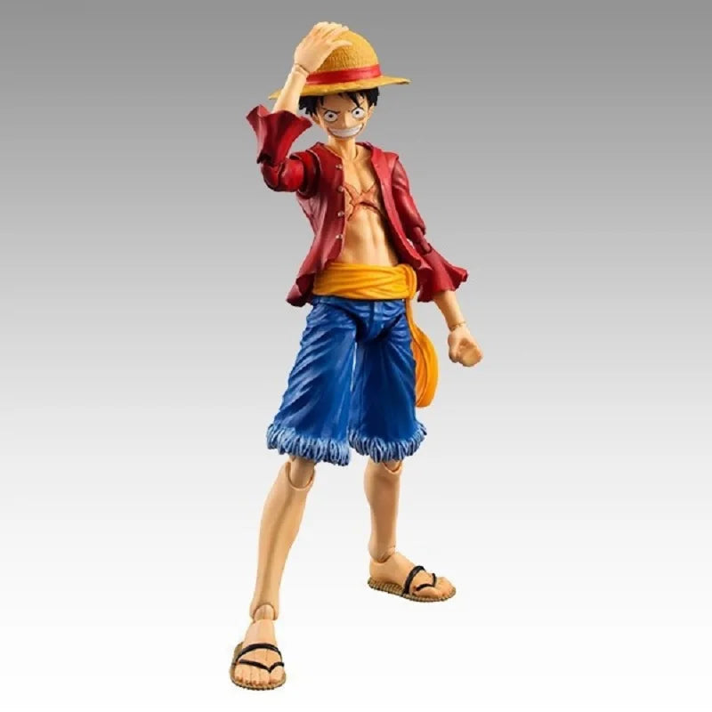 One Piece Monkey D Luffy Action Figure Articulated Anime Collectible Model
