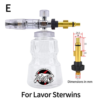 Pressure Washer Foam Lance | Snow Cannon Nozzle for Karcher AR Bosch Bort Jet