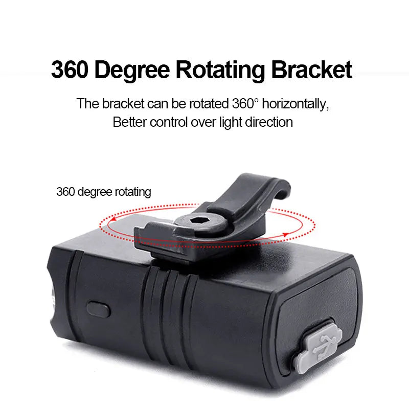 Rear Bicycle Light USB Rechargeable LED Front & Back Mountain Bike Lamp