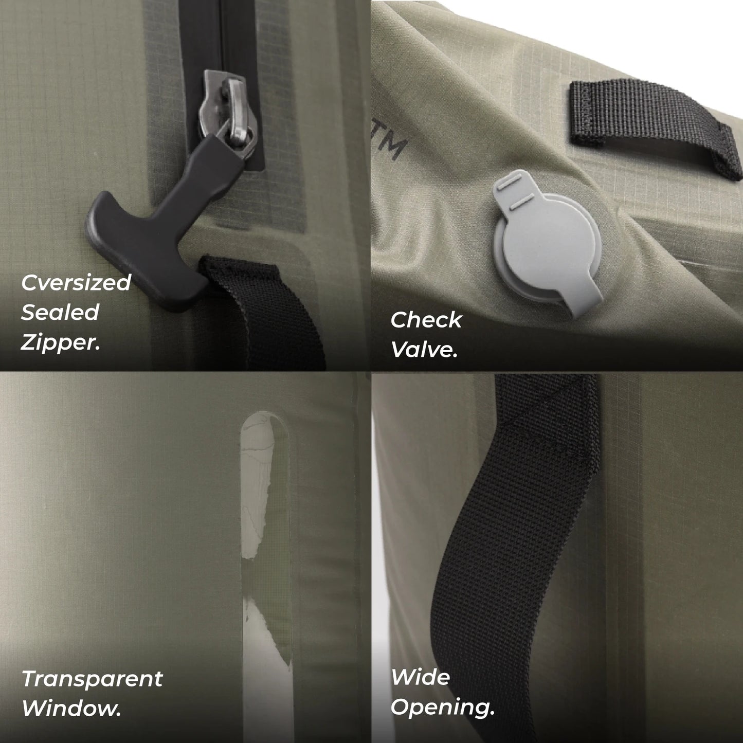 Vacuum Storage Bag 18-55L Reusable Compression Luggage Travel Bags