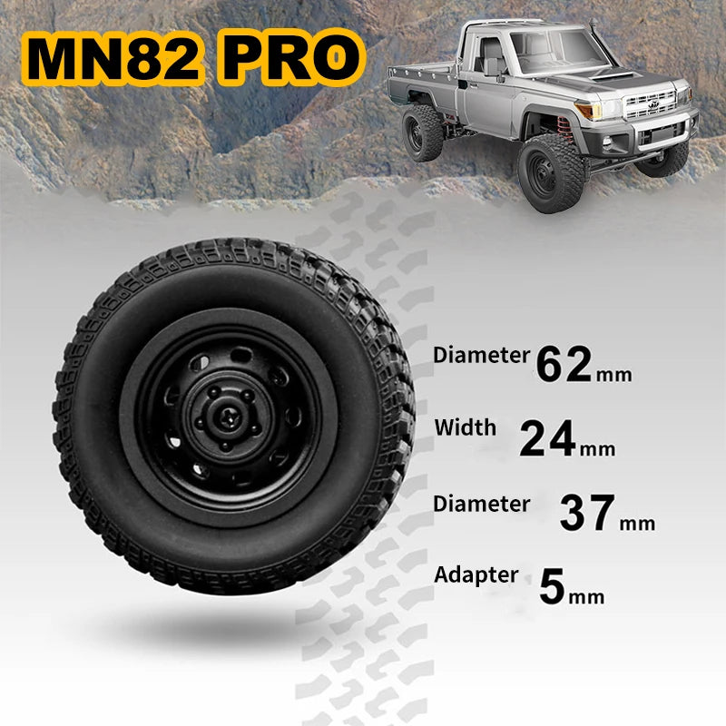 1:12 Full Scale RC Car MN82 PRO 4WD Off-Road Remote Control Truck Toy