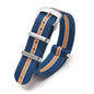 Nylon Watch Strap 24mm for Omega Seiko Mens Canvas Sport Band