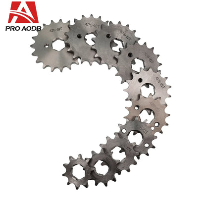 Chain 428# 17mm 20MM 10t 11T 12t 13T 14T 15t 16t 17T 18t 19T Motorcycle Sprocket