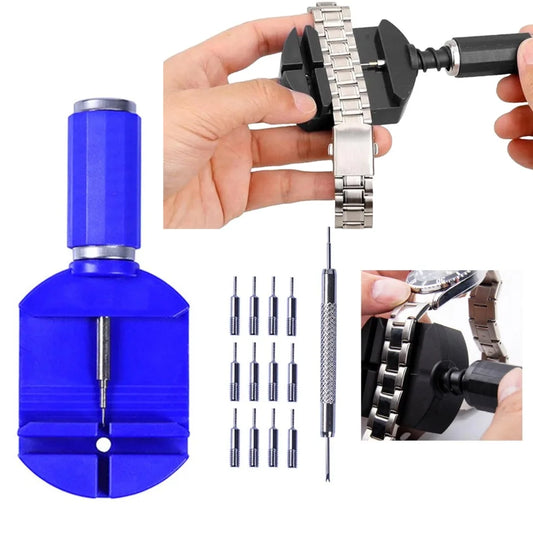 Watch Strap Link Remover Repair Tool 14PCS Adjustable Metal Band Adjuster
